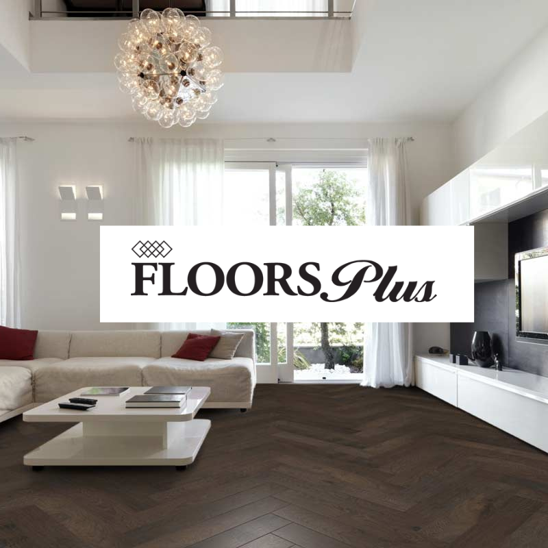 Luxury vinyl living room floor, adding warmth and texture to the space.