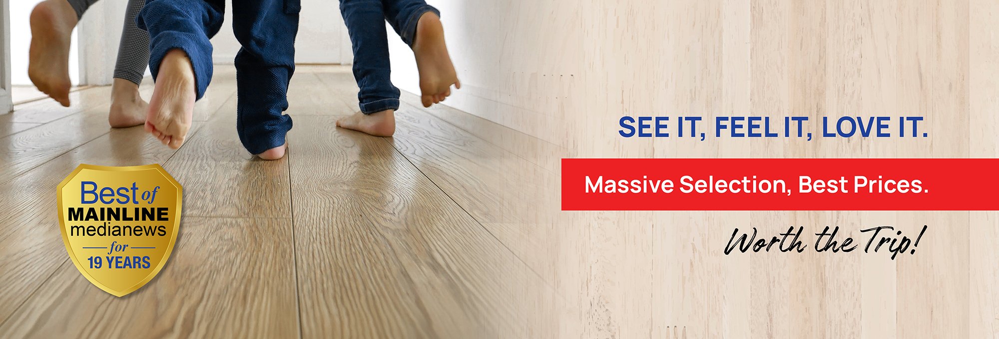 children running on floor with floors usa imagery