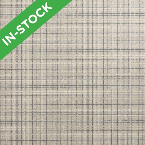 Nourison Plaid Perspectives - Ivory Blue