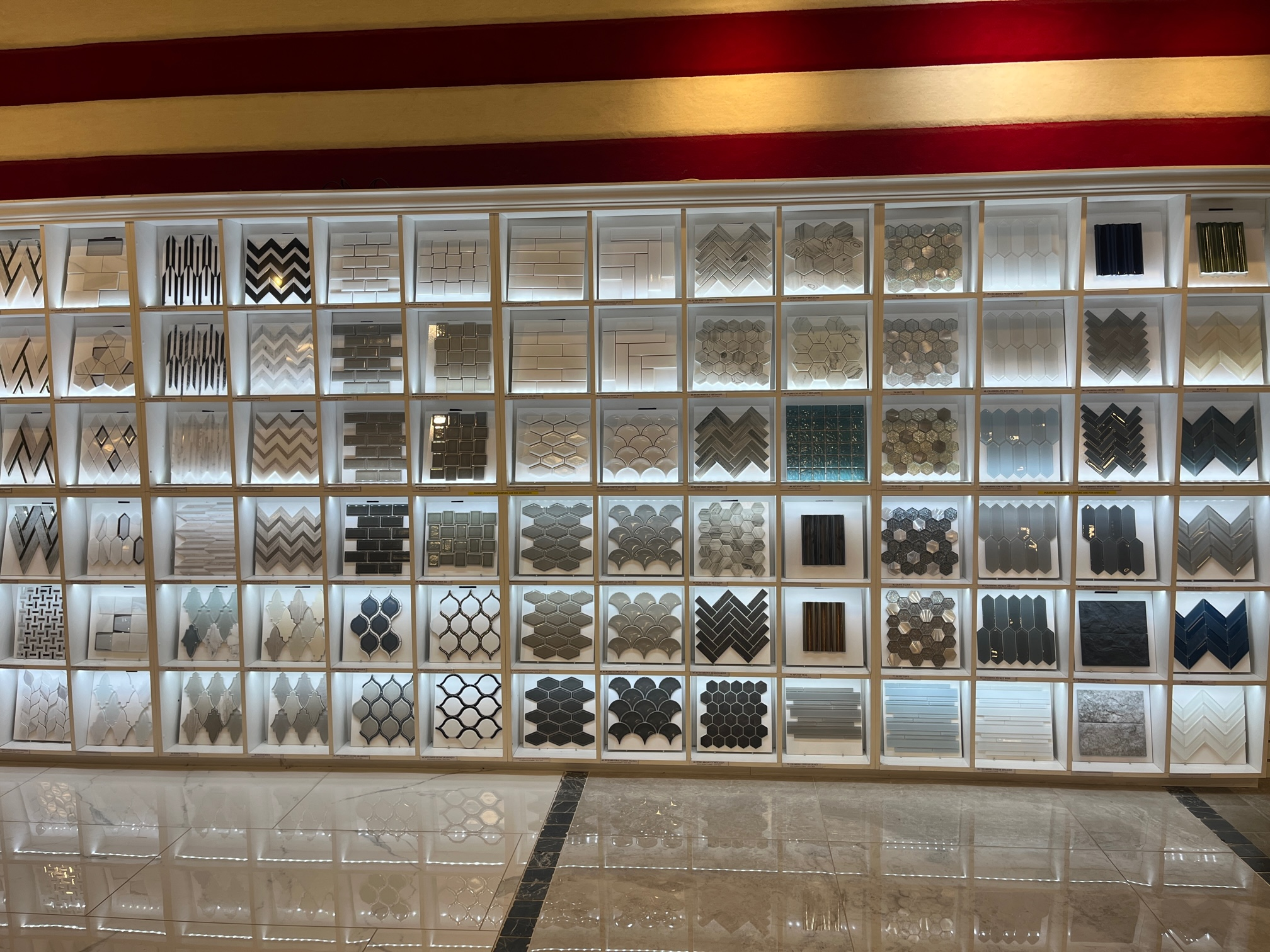 Have You Seen Our Backsplash Display In Person?