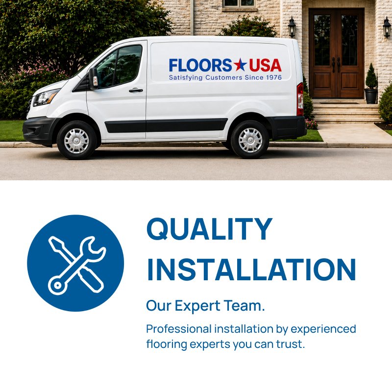 Image showcasing Flooring USA's commitment to quality installation in the flooring industry.