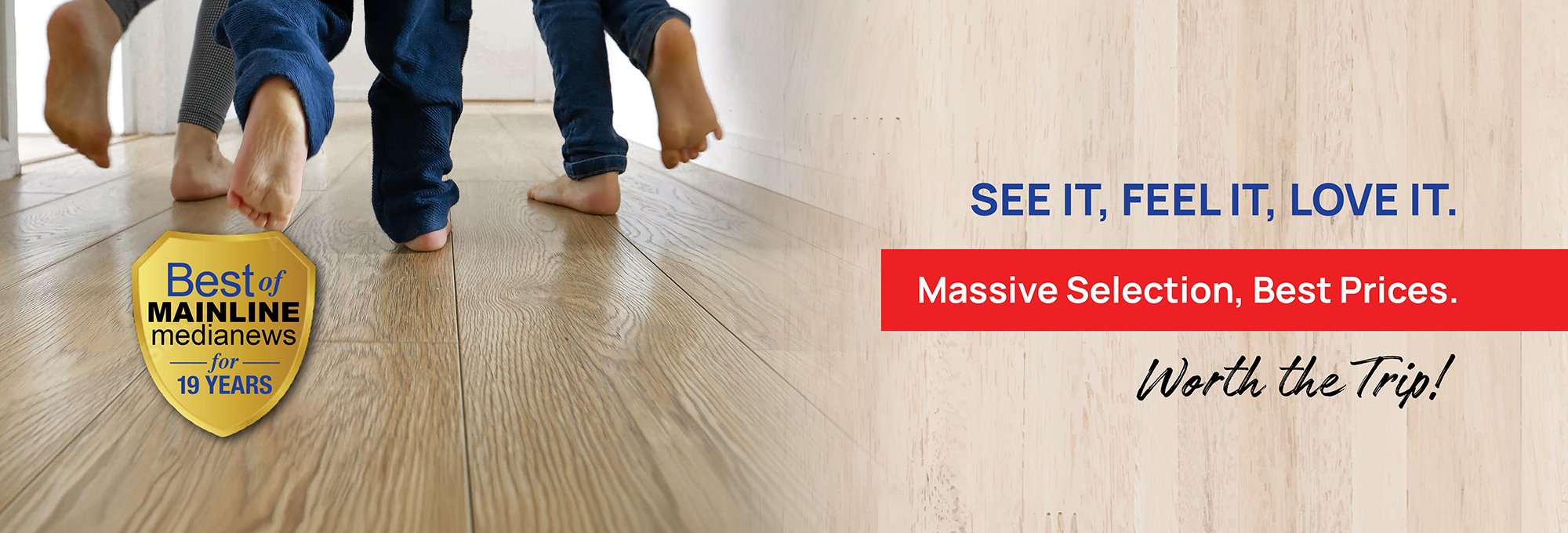 children running on floor with floors usa imagery